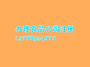 辦理注冊食品公司 代理服務(wù)價格、型號規(guī)格與勞務(wù)內(nèi)容詳解